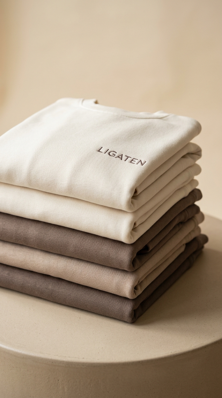 LIGATEN The Stack — Cream & taupe sportswear